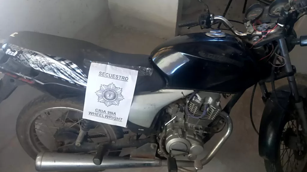 Wheelwright: Recuperaron una moto con pedido de secuestro