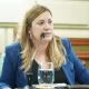 Georgina Orciani en la transición del gobierno provincial