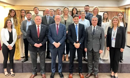 Maximiliano Pullaro se reunió con legisladores de California (EEUU) para retomar la agenda común