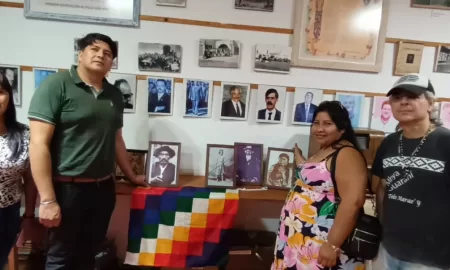 La provincia participó en la exposición de restos arqueológicos hallados en la Laguna Melincué