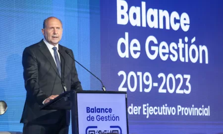 Perotti: Dejamos una provincia con un piso muy superior al que recibimos