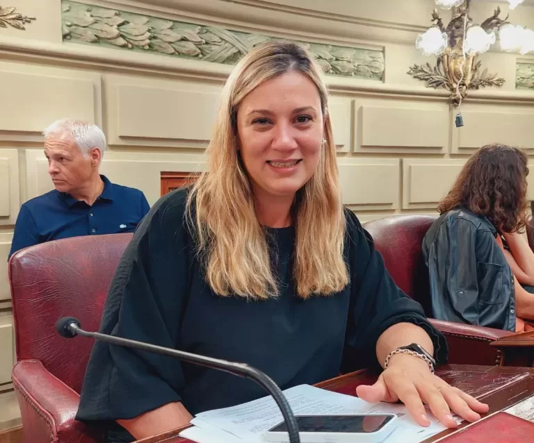 Georgina Orciani en la última Sesión Ordinaria del año 2023