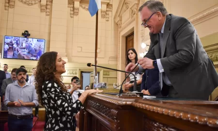 Leticia Di Gregorio juró como senadora provincial y se comprometió a continuar la gestión de Lisandro Enrico