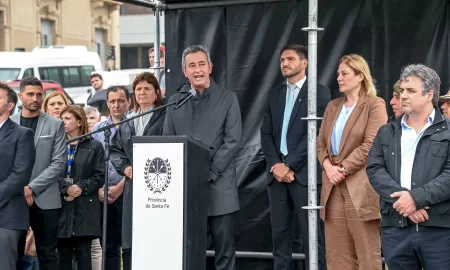 Javkin participó del lanzamiento del Plan Bandera: Esta ciudad hoy recibe lo que reclamábamos