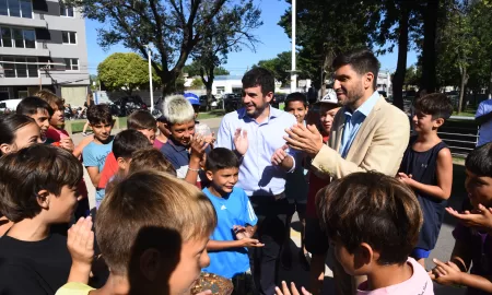 En Venado Tuerto Pullaro anunció la continuidad de las obras de la pista de atletismo