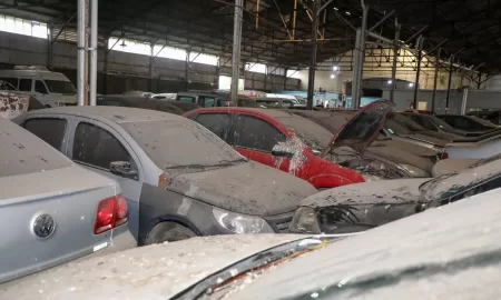 Cementerio de autos: Provincia pone en condiciones vehículos oficiales abandonados