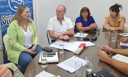 Villa Cañás: La ministra de Salud Silvia Ciancio se reunió con el intendente Gizzi
