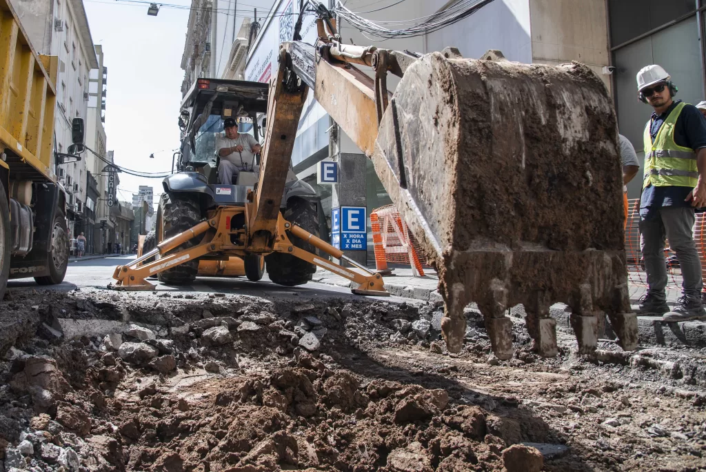 Javkin presentó el comienzo de las obras de calle Santa Fe