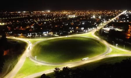 Venado Tuerto: Con recursos municipales inauguraron la iluminación LED de Rutas Nacionales 8 y 33