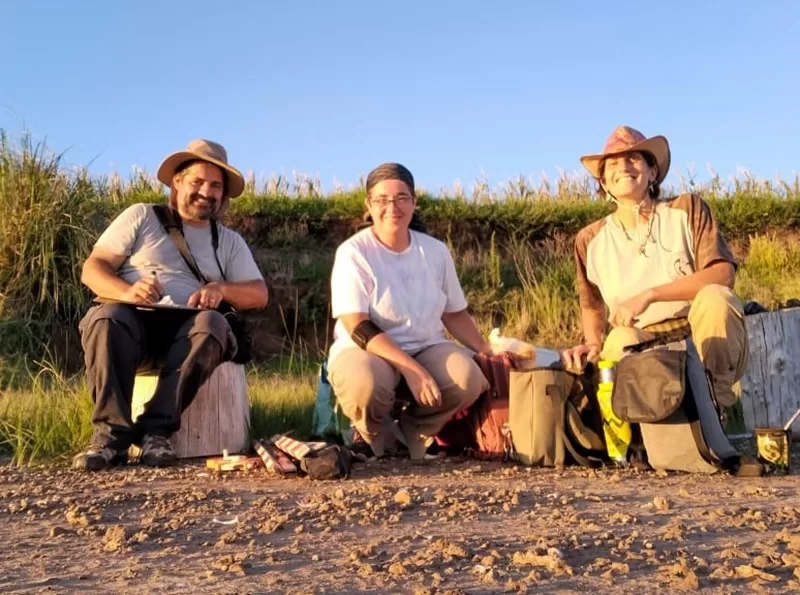Trabajos arqueológicos en las lagunas de Villa Cañás