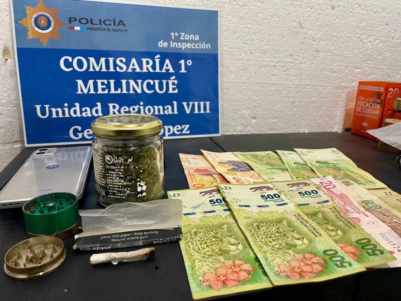 Melincué: Masculino demorado por micro trafico