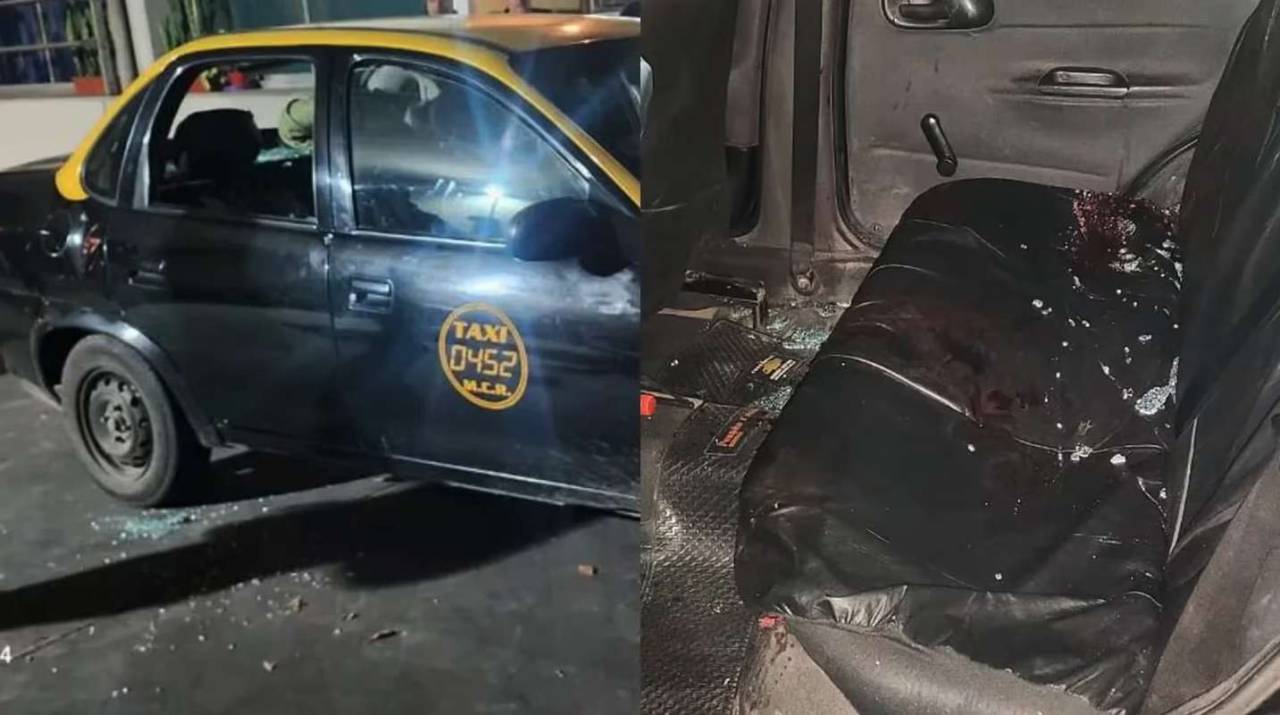 Rosario: Un sicario atacó a balazos un taxi e hirió a los tres pasajeros
