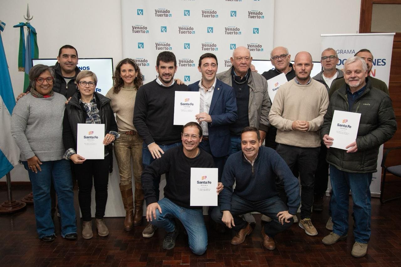 Venado Tuerto: Convenios en beneficio de clubes de barrio