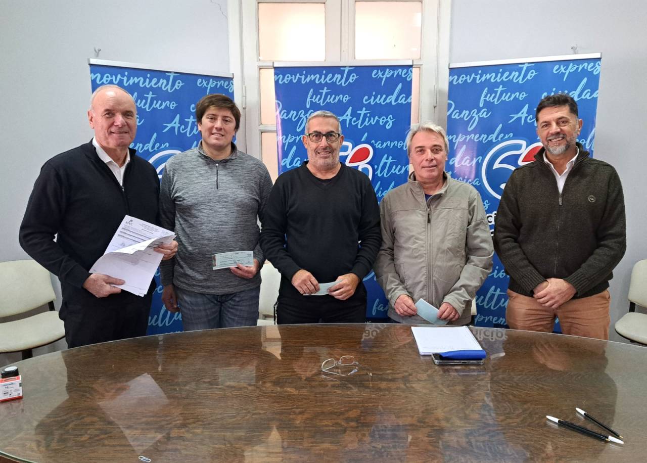 Villa Cañás: El municipio entregó el FAD a los clubes de la ciudad