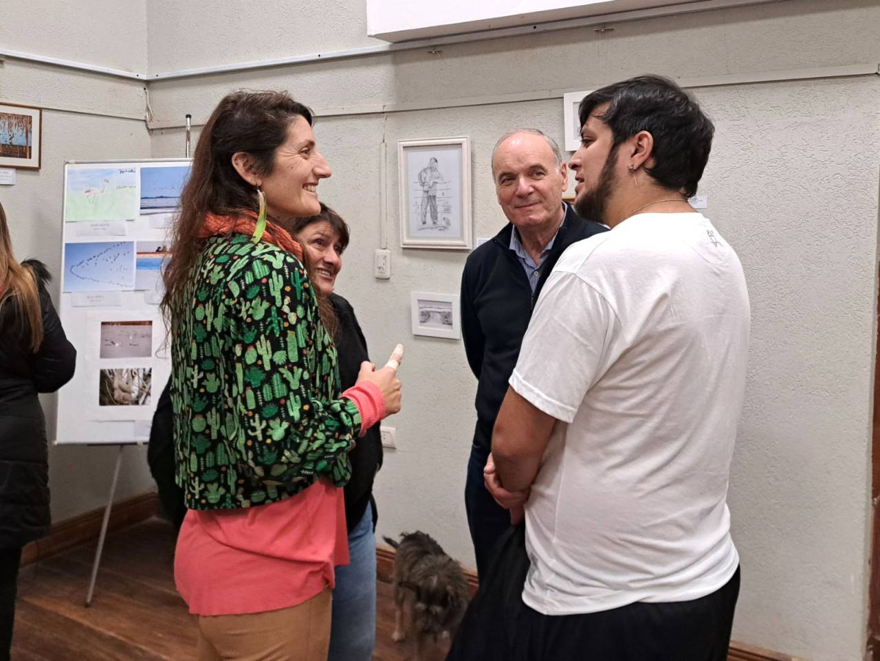 Villa Cañás: Se inauguró la Muestra de Arte de Aves Migratorias de la zona