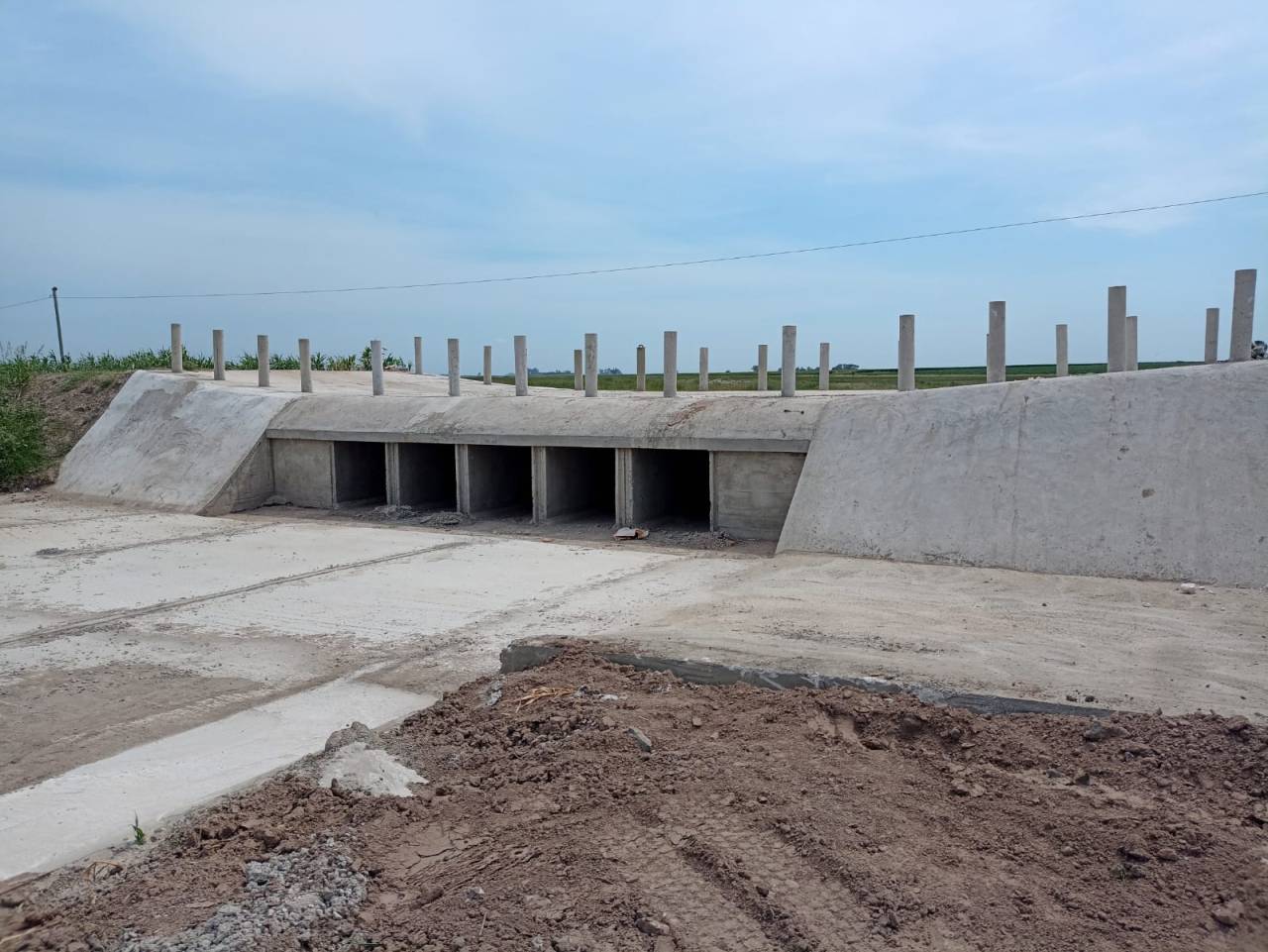 Teodelina: Fuerte presencia de la Provincia con importantes obras hídricas