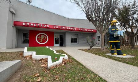 Bomberos de Teodelina anexó un terreno en comodato por gestión de la senadora Di Gregorio