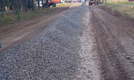 Wheelwright: Avanza la obra de mejorado para transito pesado