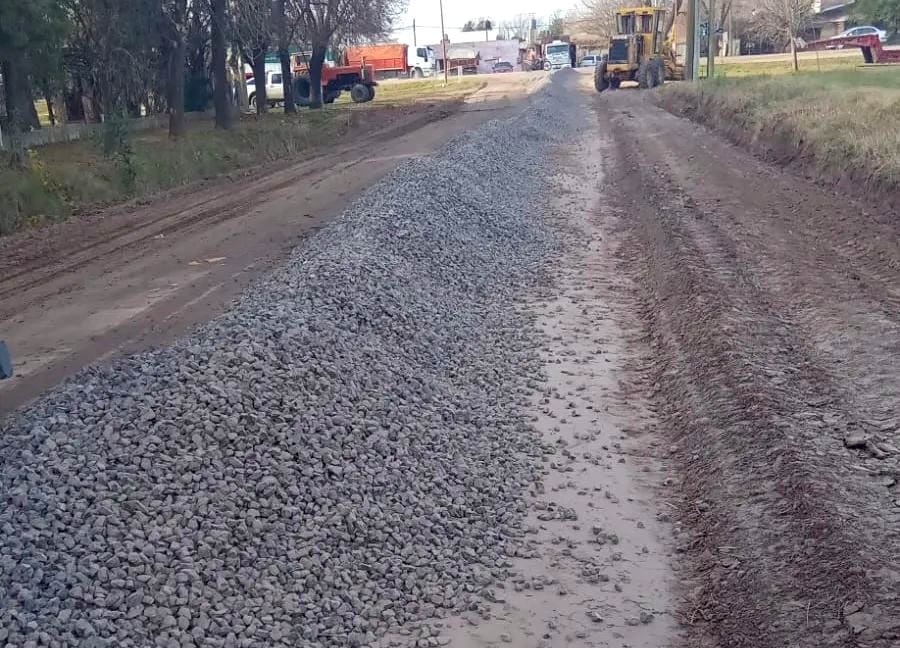 Wheelwright: Avanza la obra de mejorado para transito pesado