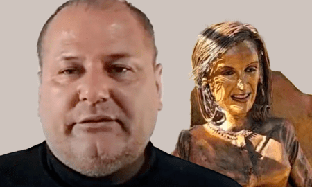 La estatua de Mirtha: El escultor Daniel Melero la tildó de caprichosa e ignorante