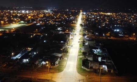 Venado Tuerto: Inauguraron las luces LED de Avenida Cavanagh en el Barrio Ciudad Nueva