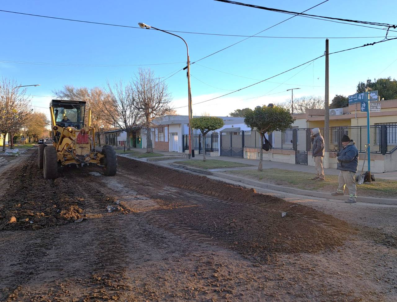 Villa Cañás: Obras y trabajos en diferentes sectores de la ciudad