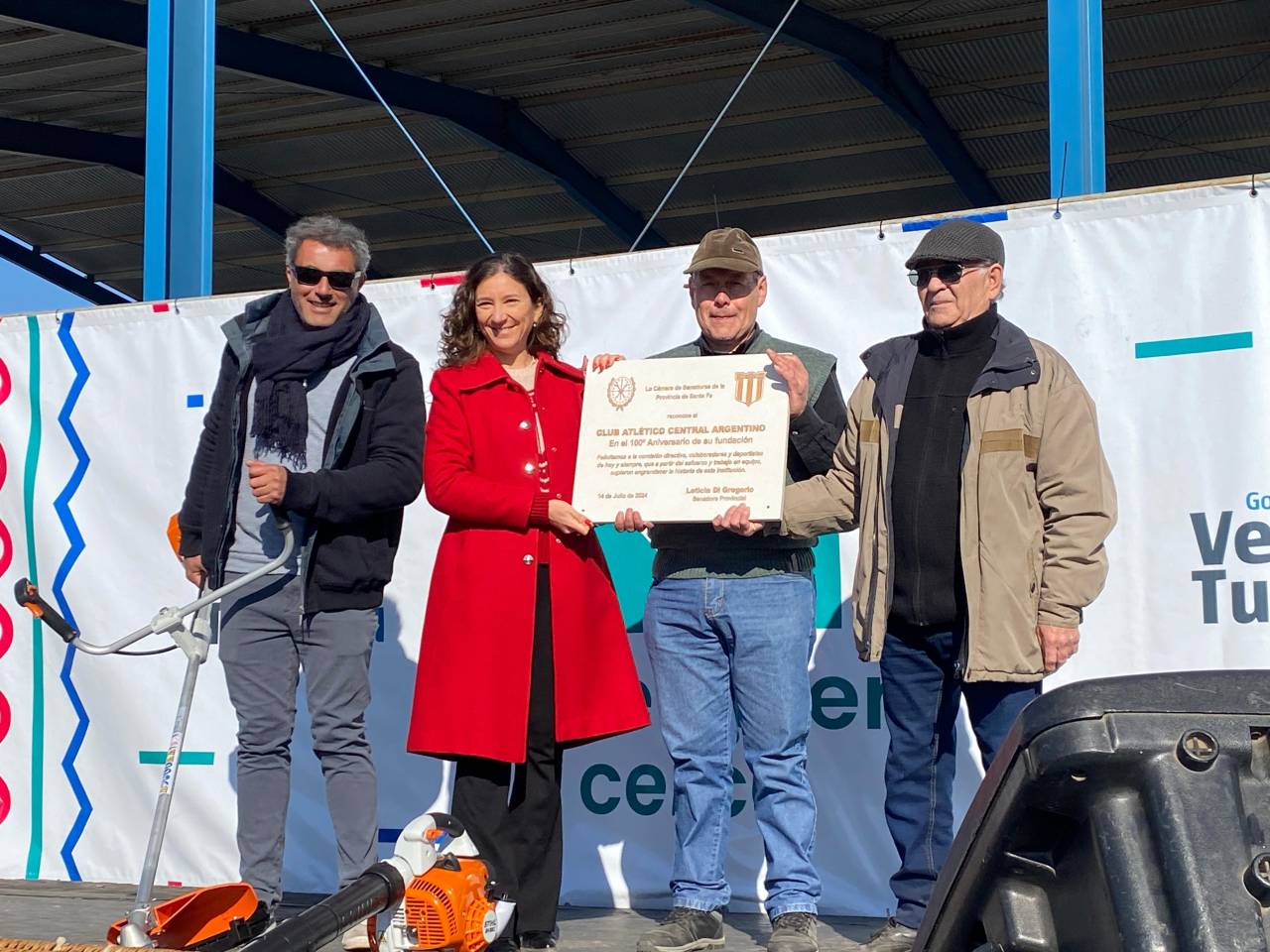 Por todo el Departamento: Fuerte presencia de Di Gregorio en General López