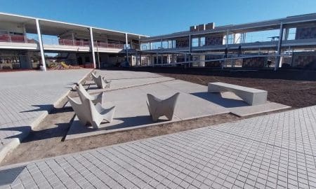 Rufino: La construcción de la nueva Escuela Agrotécnica ya superó el 70% de trabajos ejecutados