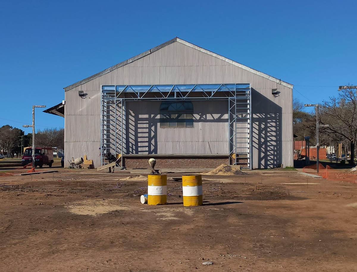 Di Gregorio: Avanzan a buen ritmo las obras en el Galpón del Pueblo de Firmat