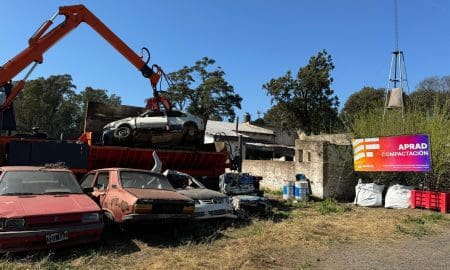 Di Gregorio informó la compactación de más de 3500 vehículos acumulados en Santa Emilia