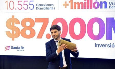 Pullaro anunció una inversión histórica para resolver problemas de décadas en el servicio de agua y cloacas