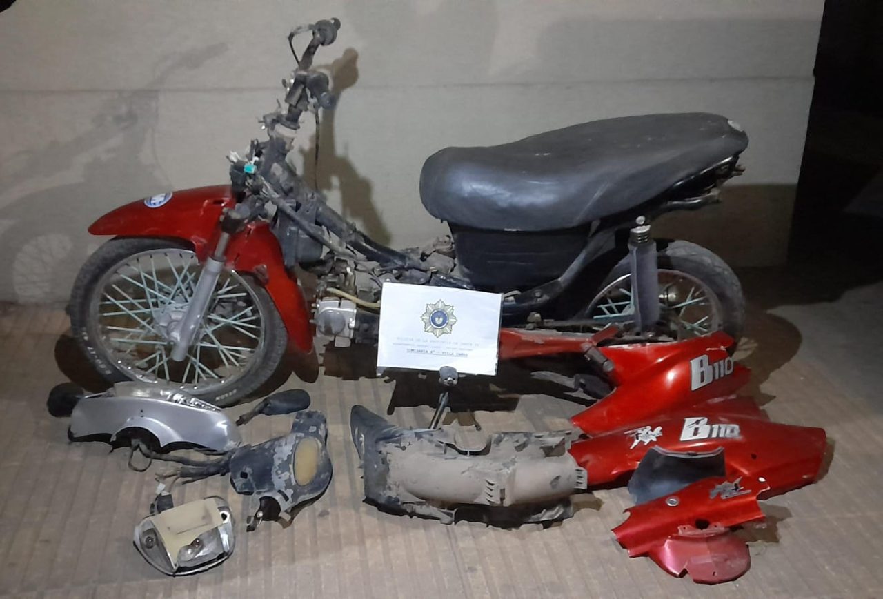 Villa Cañás: Menor demorado por robar una motocicleta