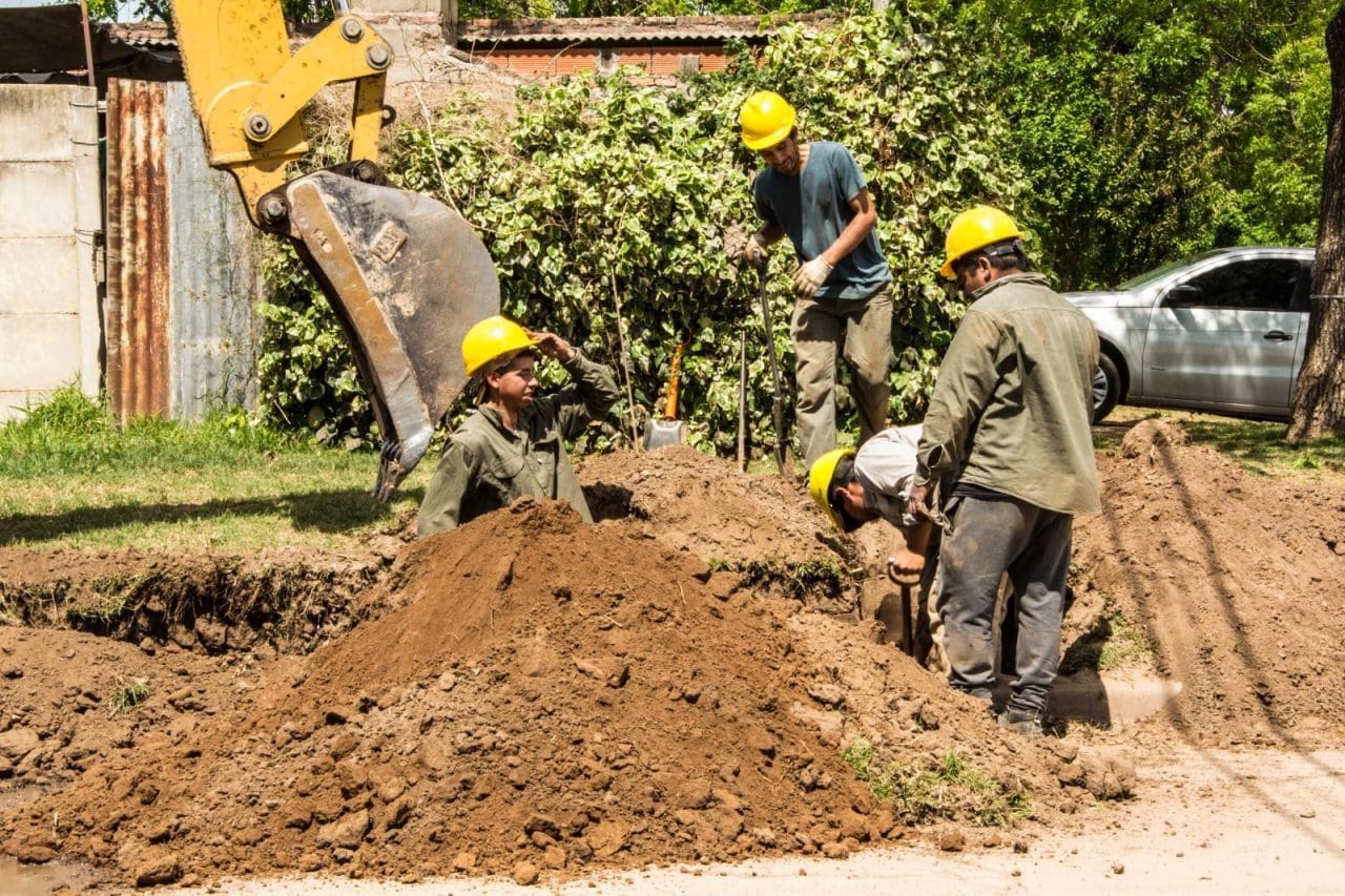 Di Gregorio: Avanza a paso firme la obra de cloacas en Diego de Alvear