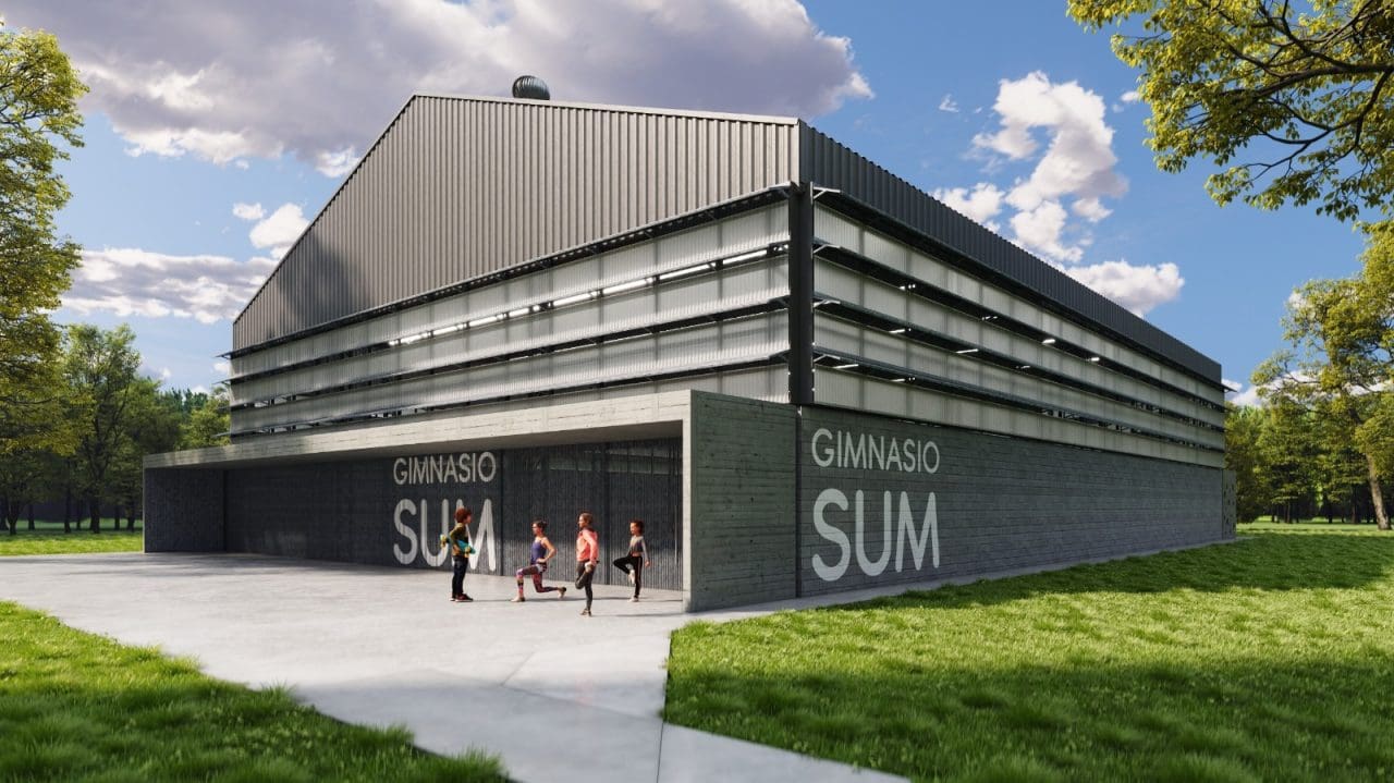 Carreras: Comenzó la obra provincial para terminar el gimnasio de la Escuela Primaria