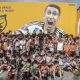 Rosario: Di María tiene un nuevo mural en el club que lo vio nacer