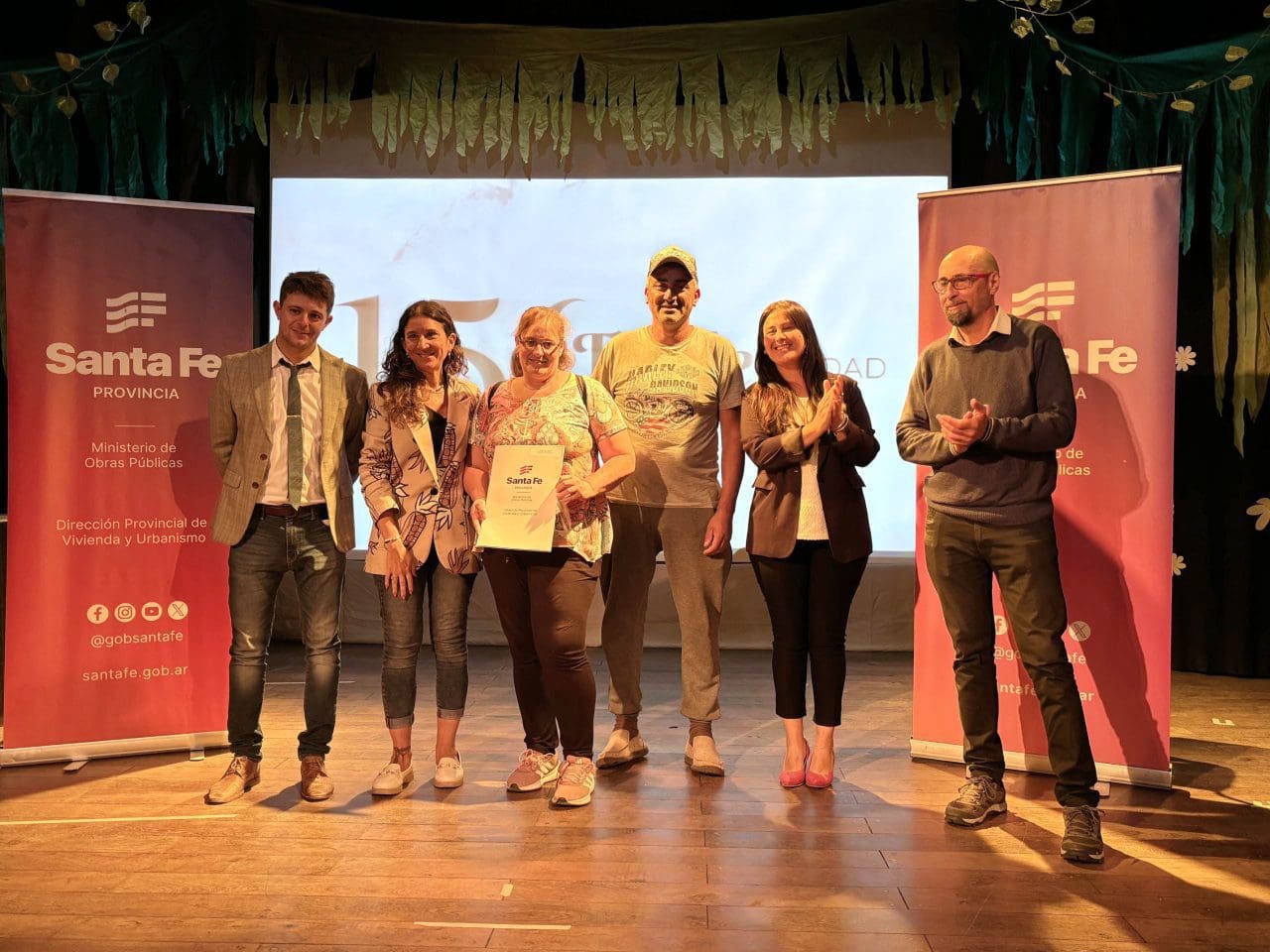 Di Gregorio valoró que familias de General López alcancen el sueño de la casa propia