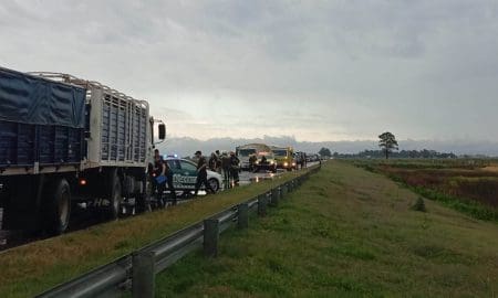 Ruta 33: Tránsito cortado de manera total por accidente fatal