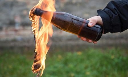 Villa Cañás: Arrestado por arrojar una bomba molotov a un domicilio