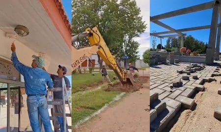 Giorgis impulsa la transformación de Santa Isabel con obras públicas en toda la localidad