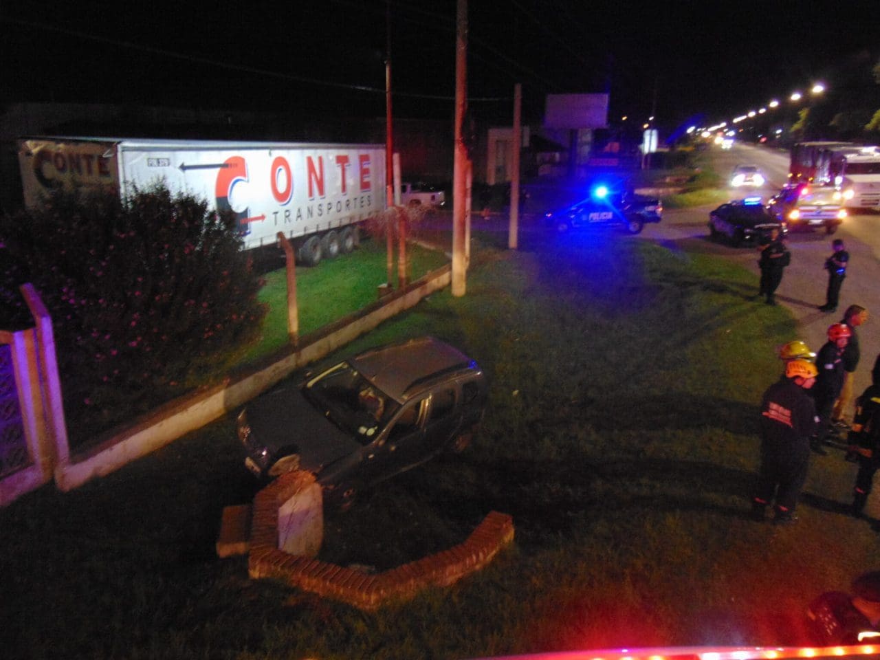 Venado Tuerto: Trágico accidente de un automovilista tras descompensarse y chocar contra una alcantarilla