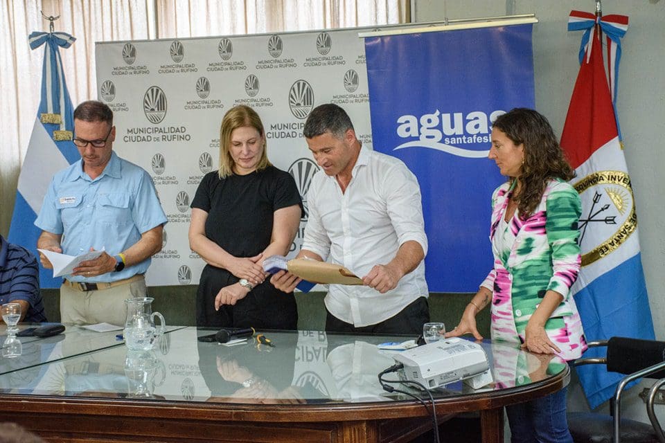 Rufino amplía su sistema cloacal con una inversión millonaria