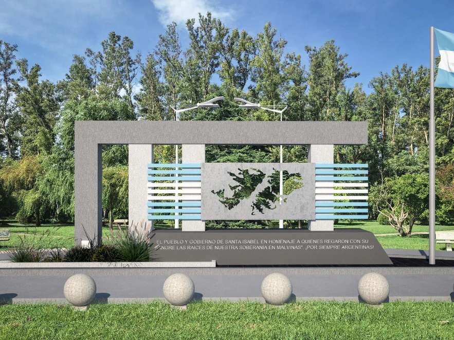 Santa Isabel rinde homenaje a los héroes de Malvinas
