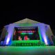 Firmat inauguró el nuevo escenario en el Galpón del Pueblo