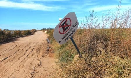 Villa Cañás: Vandalizaron carteles viales en el Puente Grigera