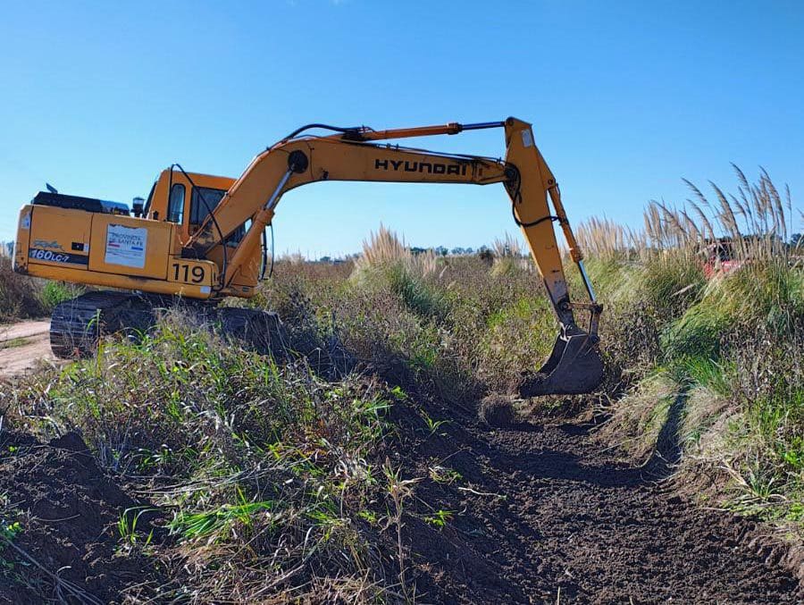 El Gobierno de Santa Fe refuerza la prevención de inundaciones en General López