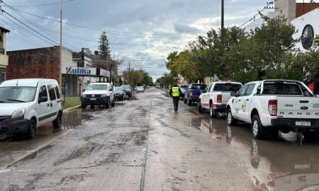 Vera: Trabajo previo del Gobierno Provincial y el Municipio permitió el rápido escurrimiento de agua