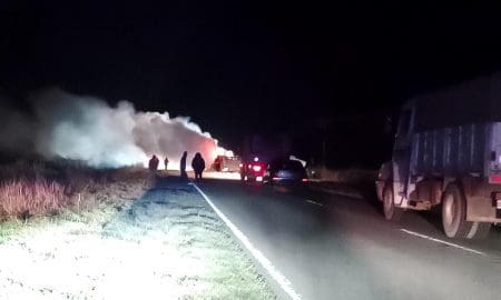 Nueva tragedia en la Ruta 33: Un camionero murió calcinado tras un choque frontal con otro camión cerca de Rufino