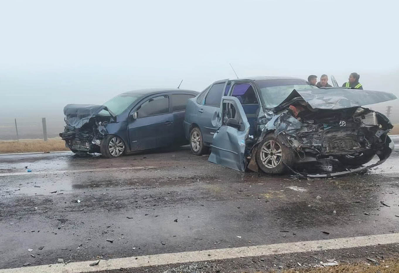 Múltiples accidentes en Ruta 33 y 8 dejan una persona fallecida