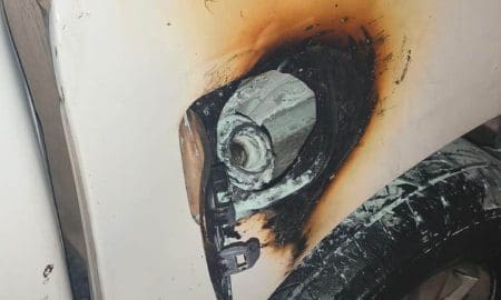 Hughes: Joven demorado por incendiar una camioneta y agredir a policías