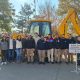 Santa Isabel incorporó una nueva retropala 0 km para reforzar el trabajo comunal